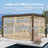 Pergola Gazebo with Louvered Roof-87223778-90629808