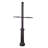 Classic Aluminum Post Mounted Mailbox with Magnetic Closure