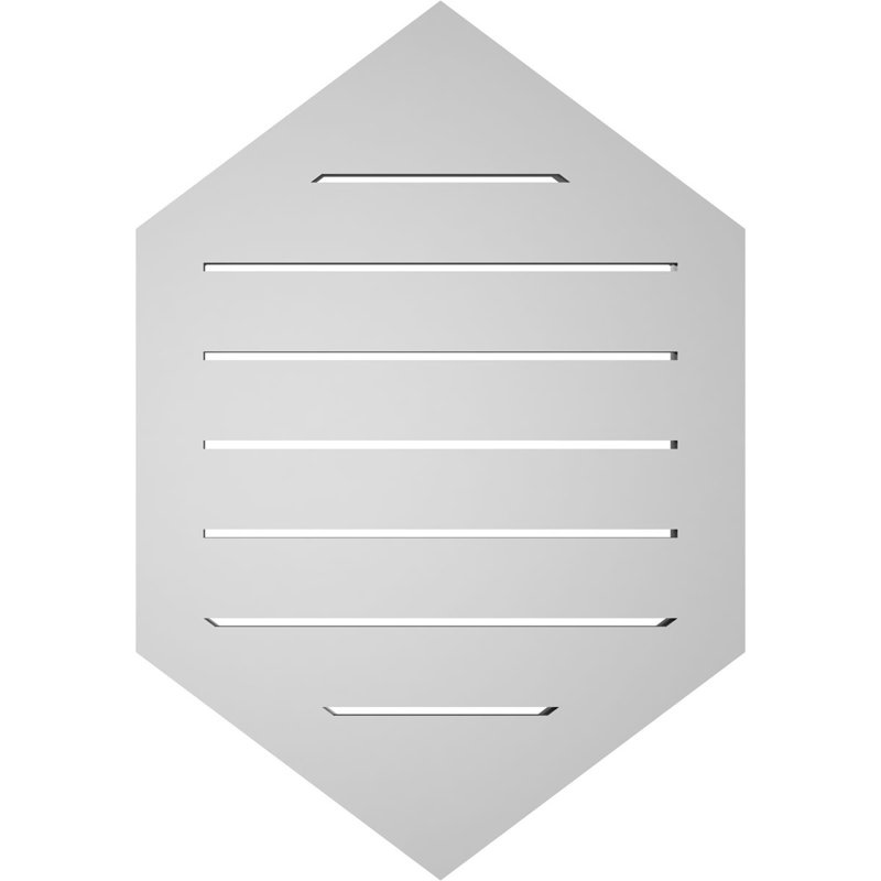 Pente verticale verticale en uréthane 9 pi, H 26 po x l 18 po x P 1,5 po