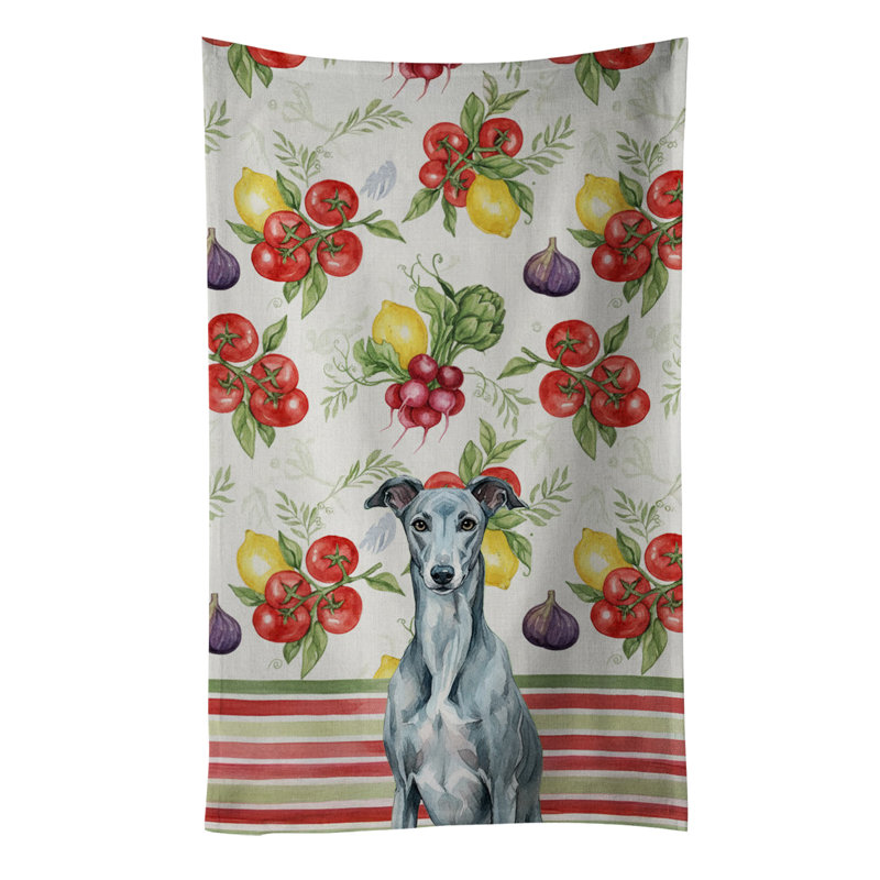 Serviette de cuisine Blue Brindle Greyhound, Lévrier bleu bringé