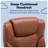 Serta Connor Ergonomic Executive Office Chair with Layered Body Pillows and Contoured Lumbar-92474572-128709215