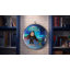 Mancave, panneau décoratif rond en métal «I Believe In You», 15 po