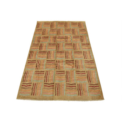 Tapis unique en laine nouvel âge 5 pi 8 po x 8 pi 4 po Muscott