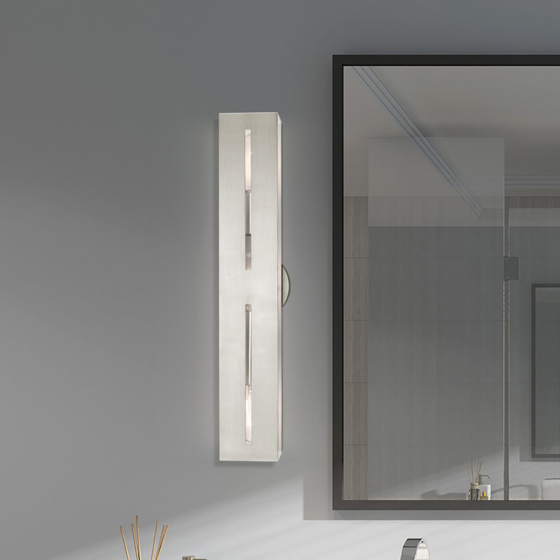 Columbus 3 - Light Dimmable Bath Bar, Brushed Nickel