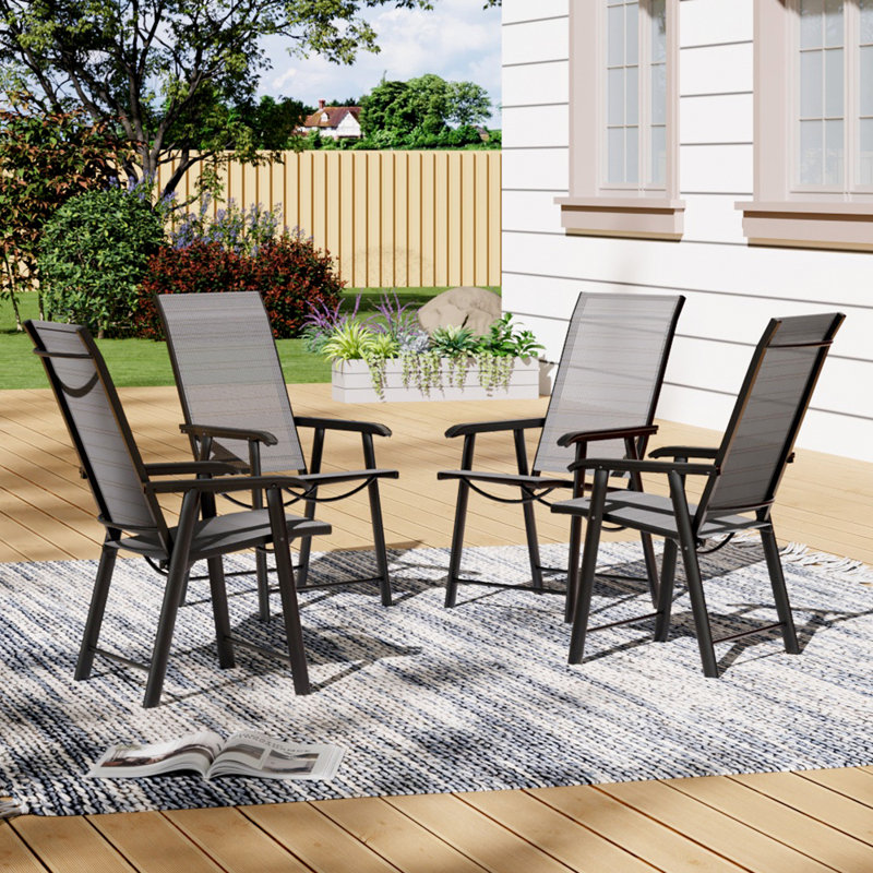 Aramayis Folding Patio Dining Armchair