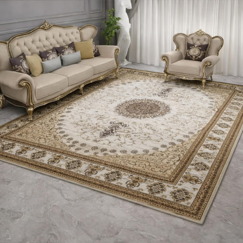 Markwart Beige Rug, Rectangle 40 x 60 cm