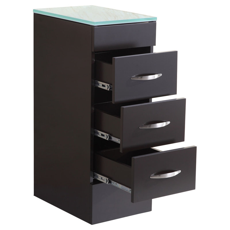 Linen Cabinet, Black