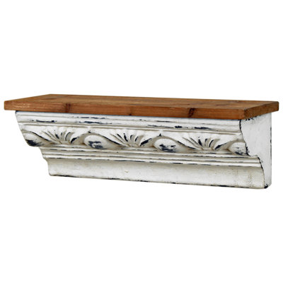 Zoey Pine Solid Wood Accent Shelf