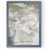 Toile avec cadre gris