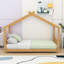 Twin House-Shaped Platform Bed With Slats-741403191