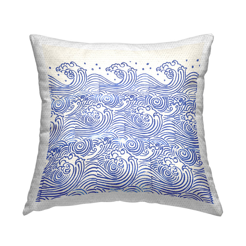 Abstract Outdoor Throw Pillow