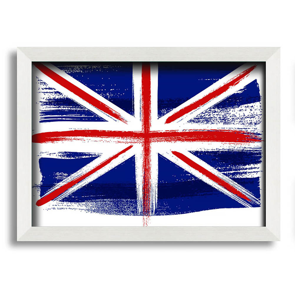 Gerahmtes Leinwandbild British Flag 1