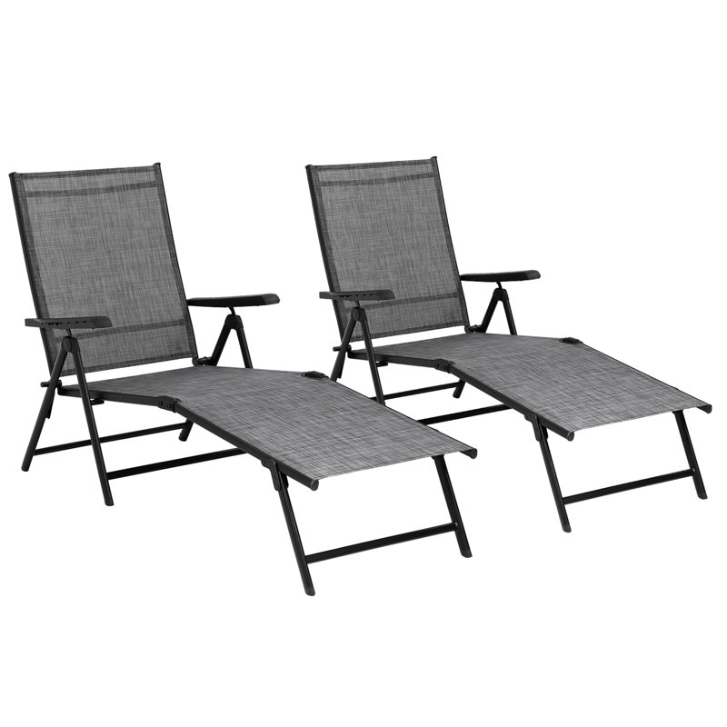 Chaise de patio inclinable