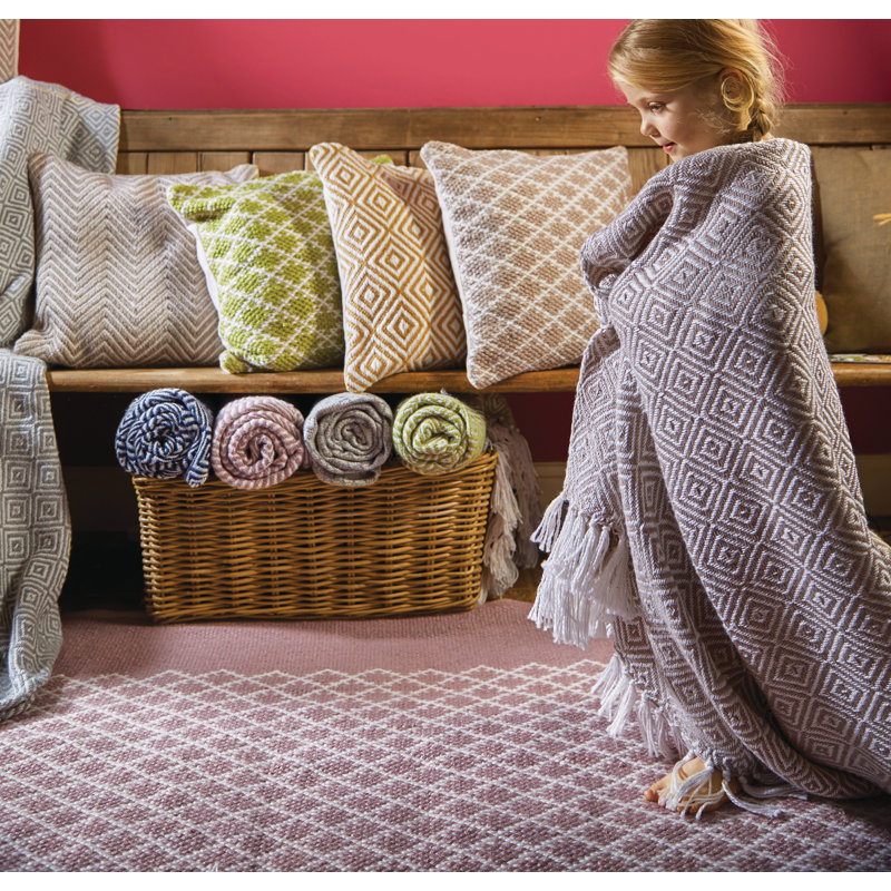 Stauton Throw Blanket, Rose