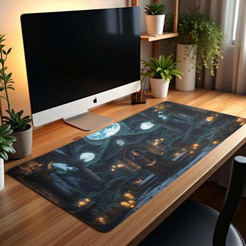 Polyester Desk Pad, 31.5x15.5