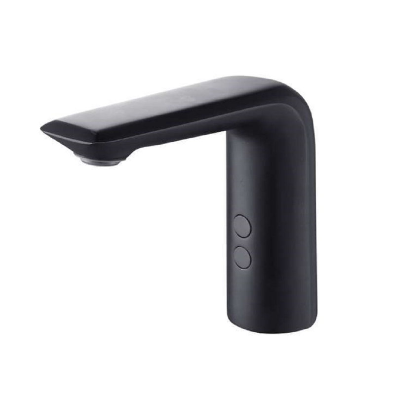Matte Black Automatic Touchless Faucet with Commercial Motion Sensor Operation