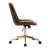 Keavey 23" Wide Leather Mid Back Mid-Century Modern Office Chair -101644298-101644290