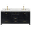 Meuble-lavabo double 72,25 po avec plateau Grevera-1902486816