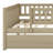 Wood Daybed with Trundle and Fence Guardrails-317973219-317973229