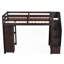 Lit mezzanine simple avec rangement - aucun sommier nécessaire, robuste et amp; Spacieux-1279185909