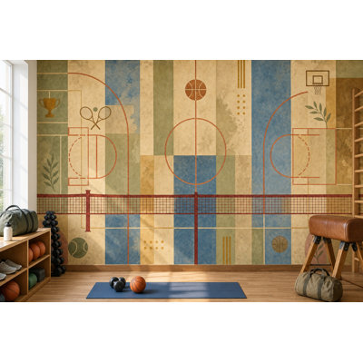 Papier peint texturé Mid-Century
