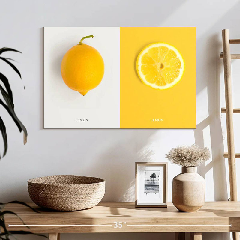 Yarlin Lemon, 16" H x 24" W
