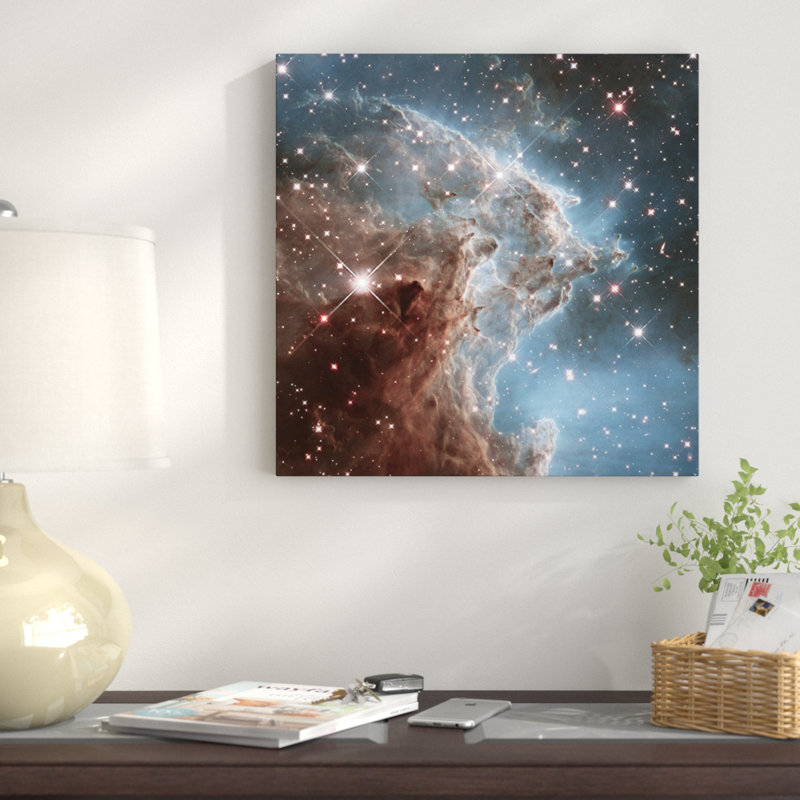 «NGC 2174 (Monkey Head Nebula) (Hubble Space Telescope 24th Anniversary Image)», impression sur toile, Toile tendue