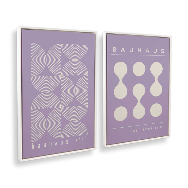 Ensemble 2 pièces Bauhaus Flow and Composition en mauve