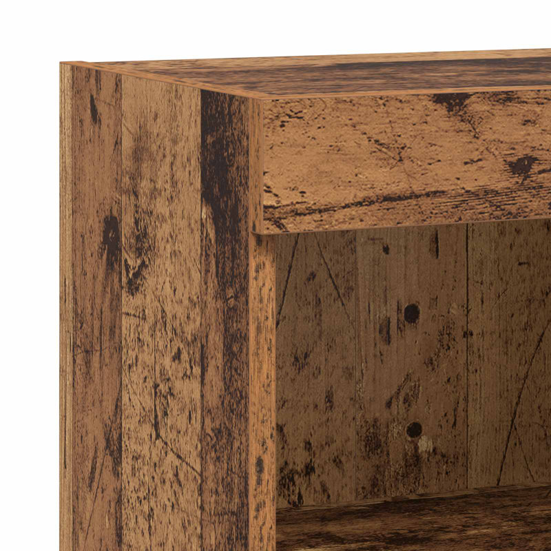 Unfinished TV Stand for TVs up to 24", Artisan Oak