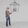 Hastings 6 - Light Lantern Geometric Chandelier