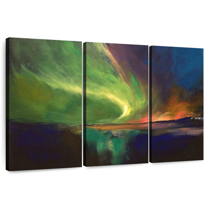Alvord Aurora Borealis Vision, 24" H x 38" W