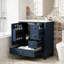 Meuble-lavabo avec lavabo, tablette et trois tiroirs-1997191568