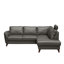 Migues Leather Corner Sofa with Sleeping Function and Storage-1251999393-1251999406