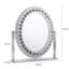 Preas Glass Round Floor Mirror