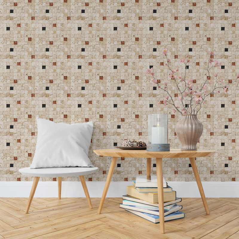 Rouleau de papier peint adhésif lisse L 126 po x l 24 po Huntingtown