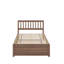 Lit plateforme simple en bois avec lit gigogne Modern Design-1428156607