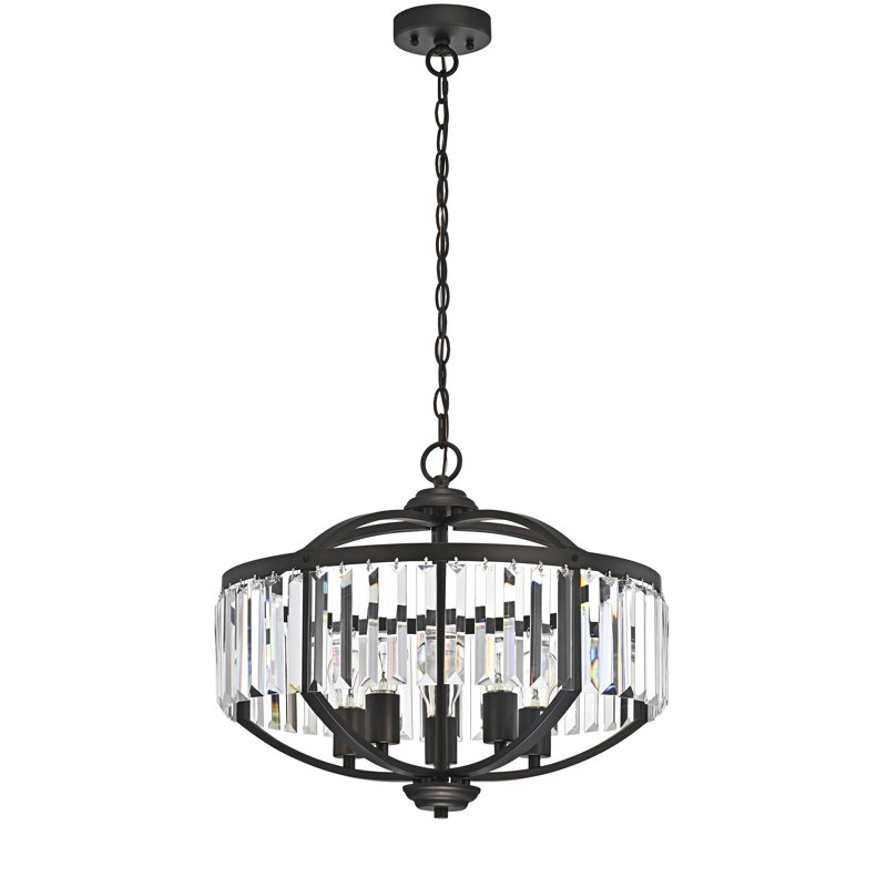 Lustre géométrique à 5 lumières Deidamia