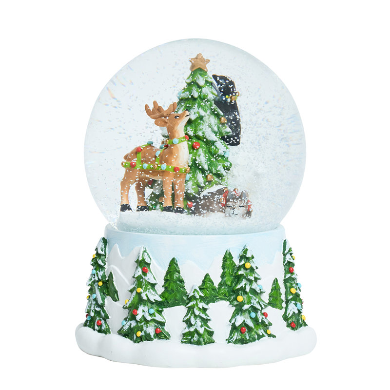 Berry & Thread North Pole Animal Snow Globe