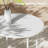 Patio Round Side Table, Modern Industrial Style-108218765