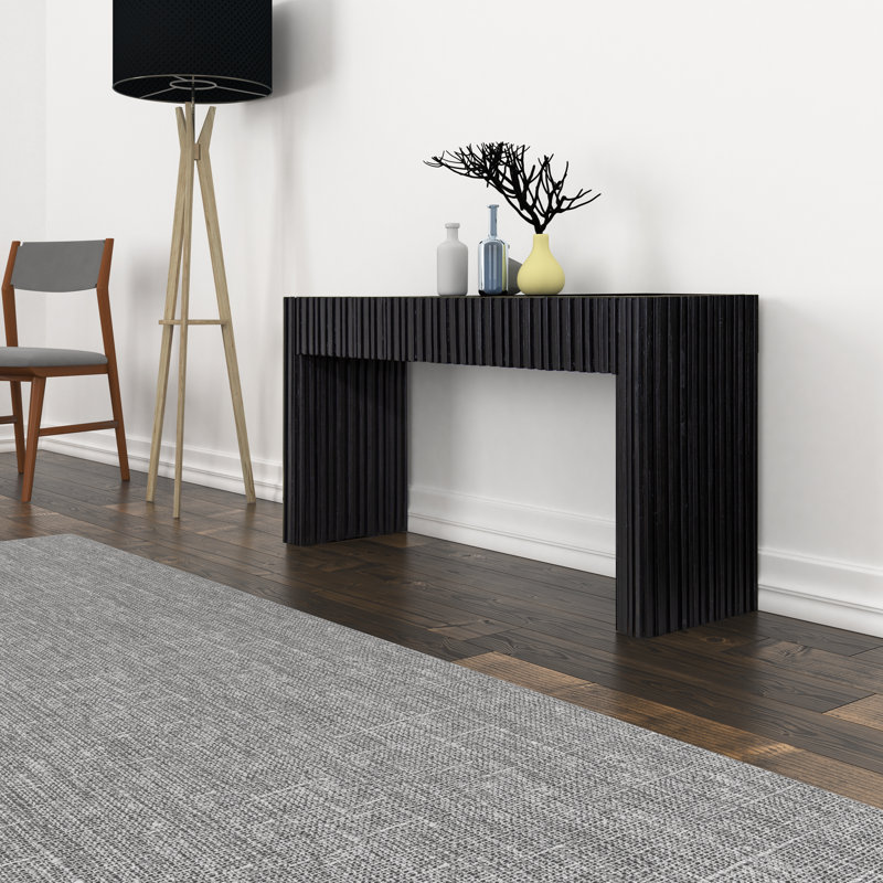 Beechler 60 " W Solid Wood Top Console Table