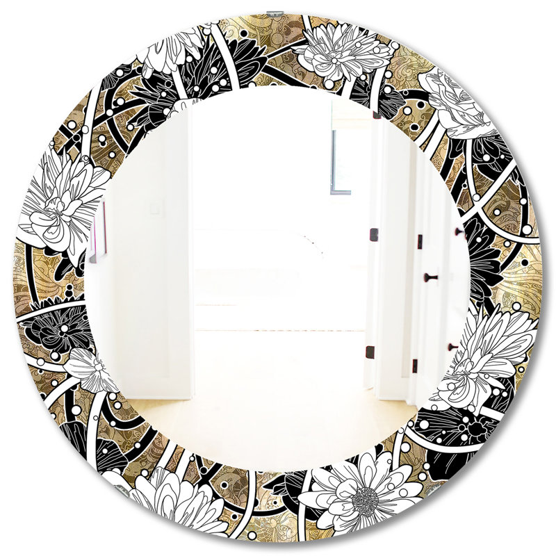 Miroir mural, H 31,5 po x l po