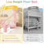 Structure de lit double en métal pour enfants Montessori, rose | Structure de lit Montessori-133712627-133712629