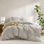 Ensemble de couette 3 pièces gris