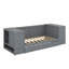 Lit de jour simple avec accoudoirs de rangement, lit gigogne et station de charge-107087611