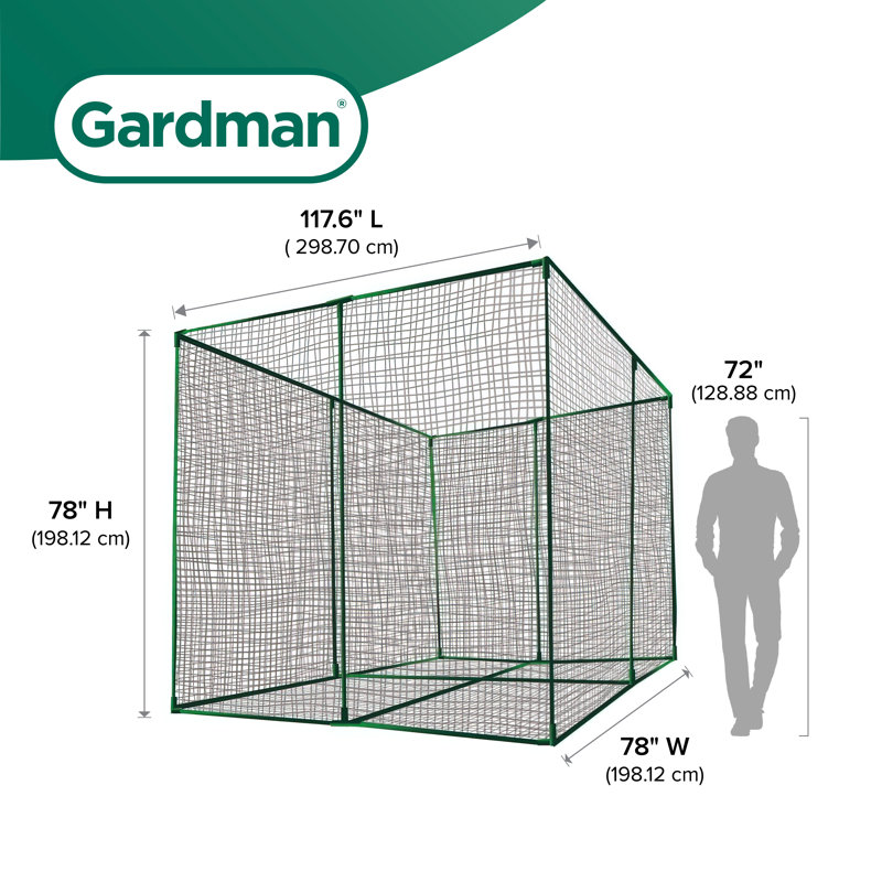 79.2'' W x 109.2'' D Fruit Cage