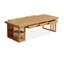 Bureaux rectangulaires en bois massif Burlywood-107443190