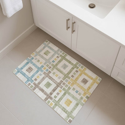 Machine Washable Indoor/Outdoor Chantille ACN2708 Geometric Rug