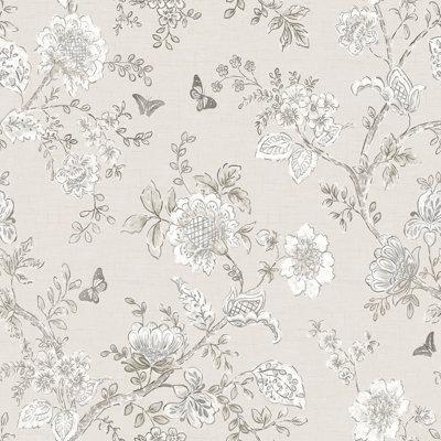Piumafua 10m x 52.8cm Matte Wallpaper Roll
