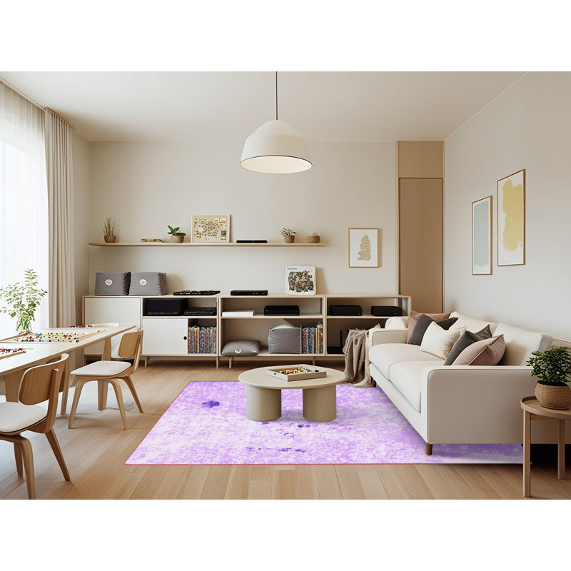 Tapis mauve Kalenna, Rectangle 7 pi x 9 pi