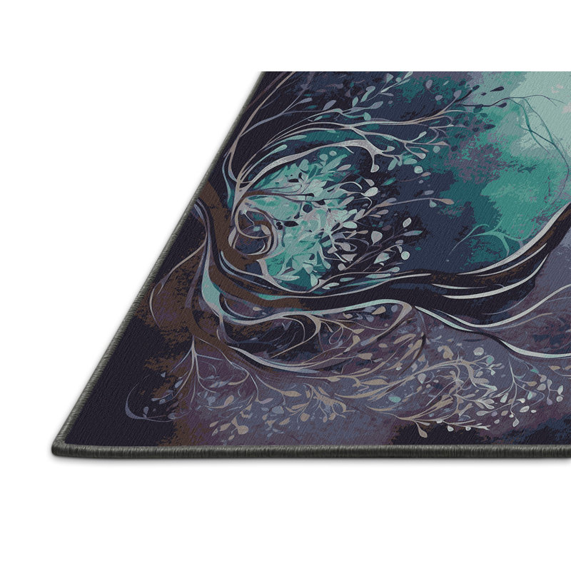 Serene Sapling Rug, Rectangle 4' x 6'